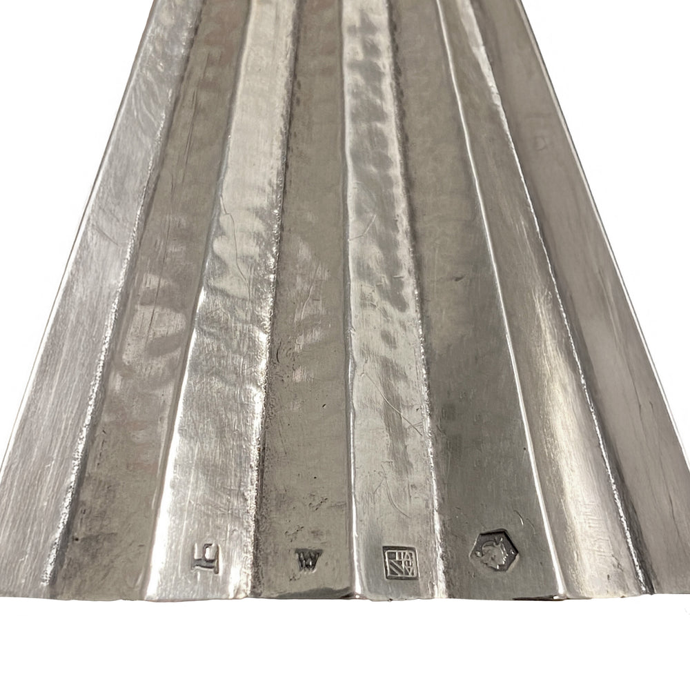 
                      
                        Macklowe Gallery Josef Hoffmann Hammered Silver Centerpiece and Pair of Vases
                      
                    