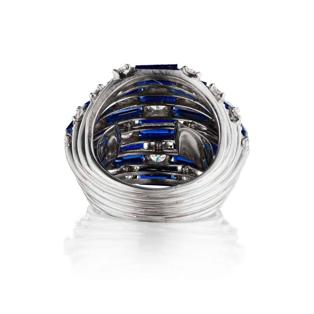 
                      
                        Macklowe Gallery Oscar Heyman Mid-Century Sapphire Ring
                      
                    