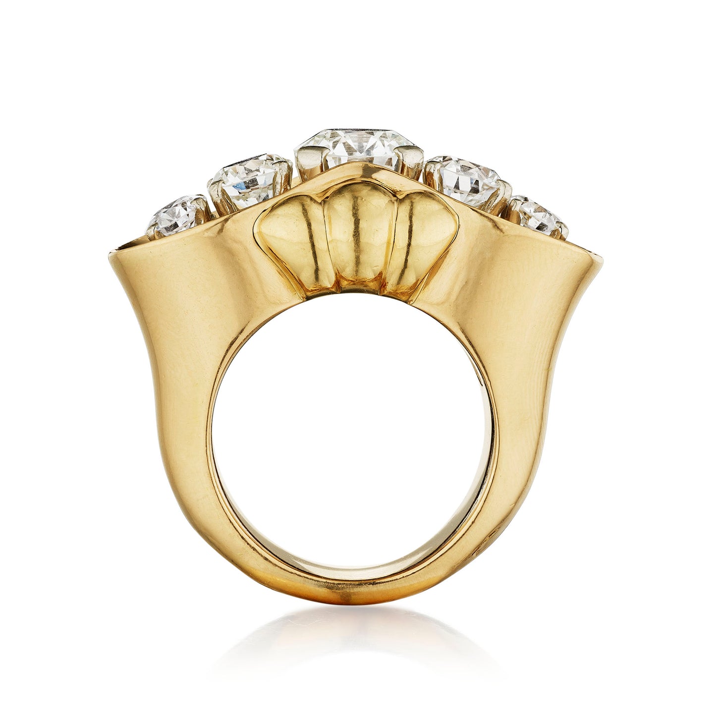 Macklowe Gallery Van Cleef & Arpels Mid-Century Diamond Ring