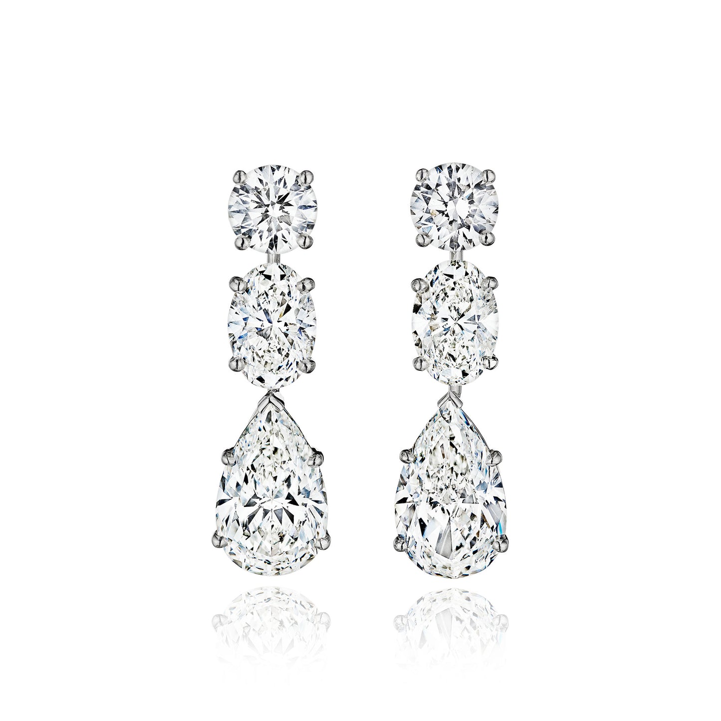 Macklowe Gallery Tiffany & Co. Diamond Drop Earrings