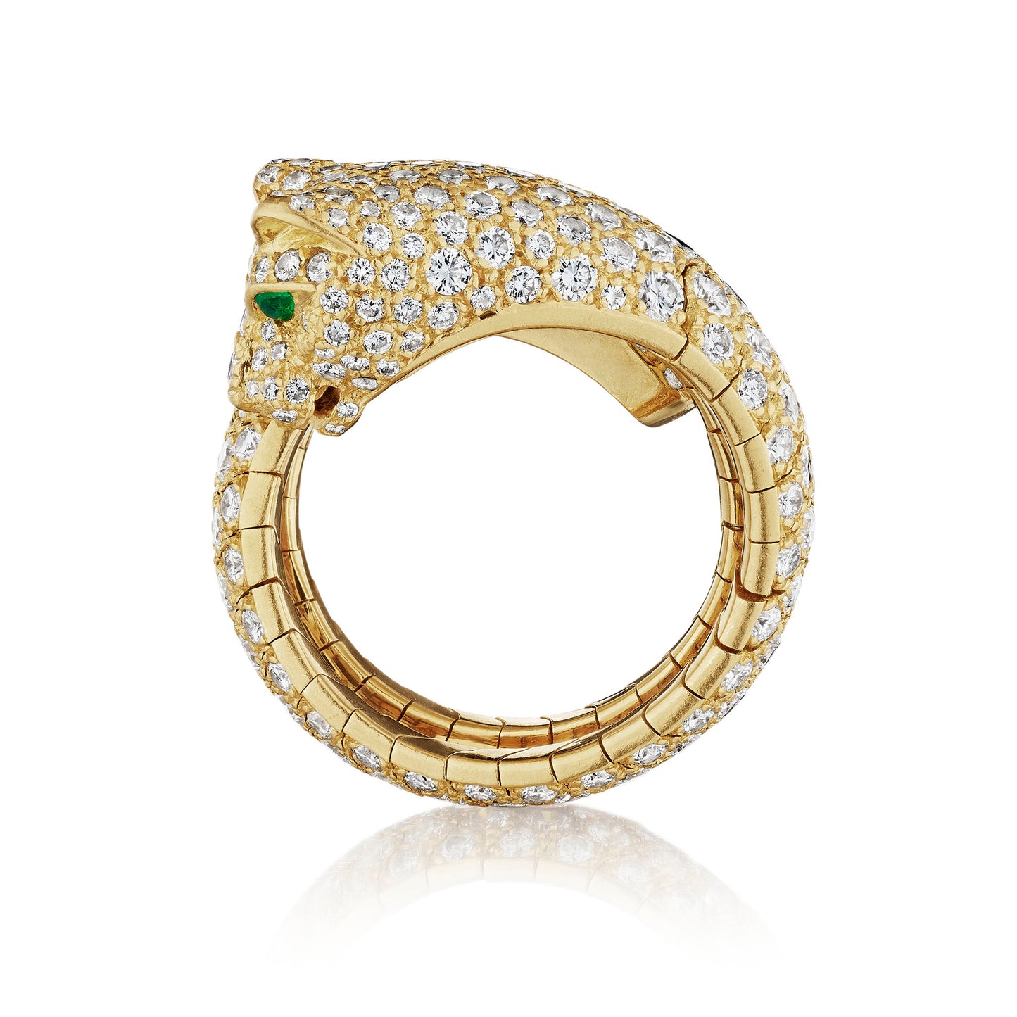 Macklowe Gallery Cartier Paris Diamond "Panthère Lakarda" Ring