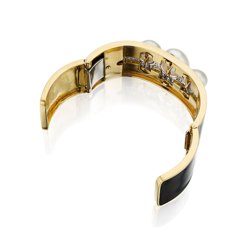 
                      
                        Macklowe Gallery David Webb "Twilight" Cuff Bracelet
                      
                    