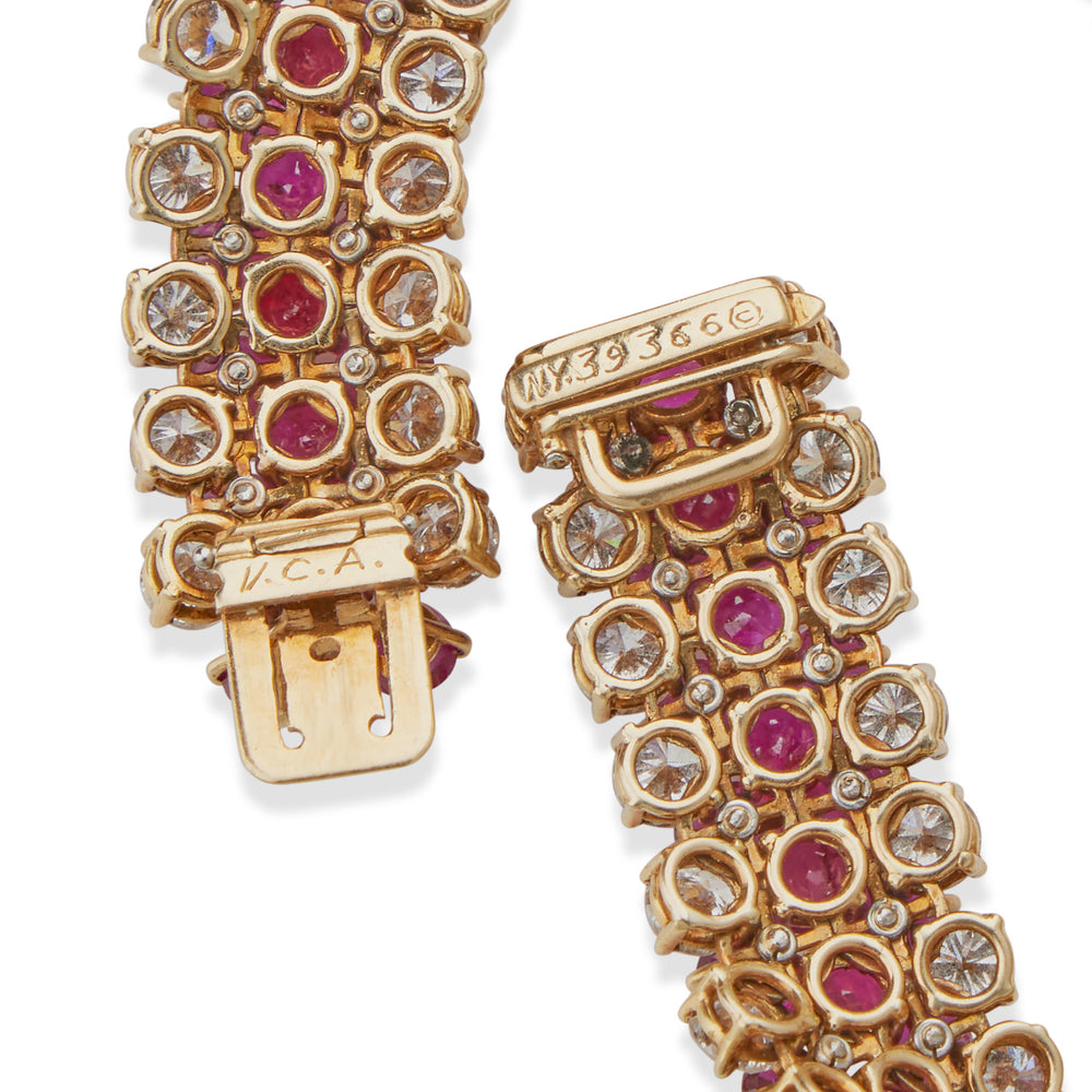 
                      
                        Macklowe Gallery Van Cleef & Arpels No-Heat Burma Ruby Bracelet
                      
                    