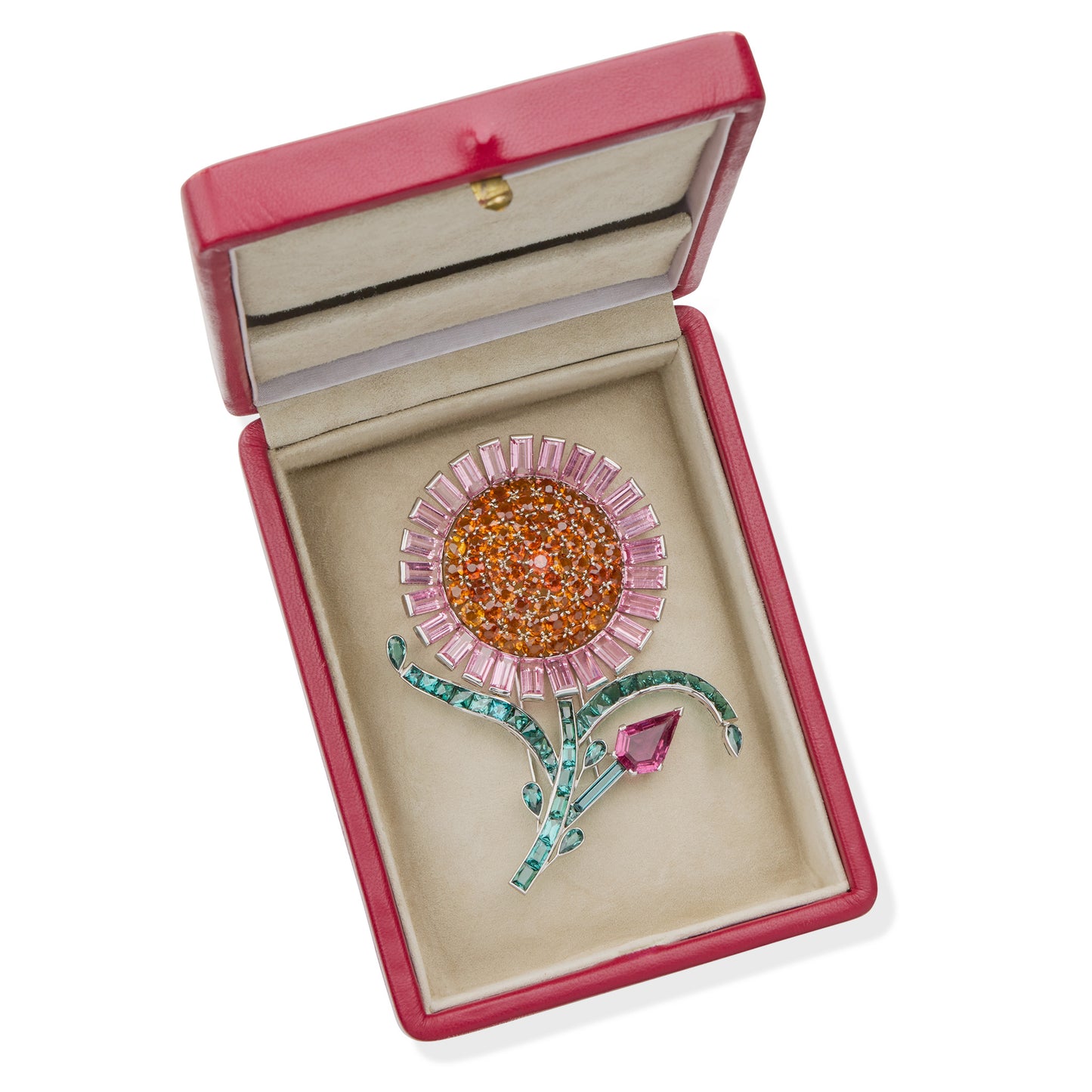 Macklowe Gallery Marcus & Co. Retro Sunflower Brooch