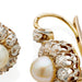 Macklowe Gallery Natural Saltwater Pearl and Diamond Pendant Earrings