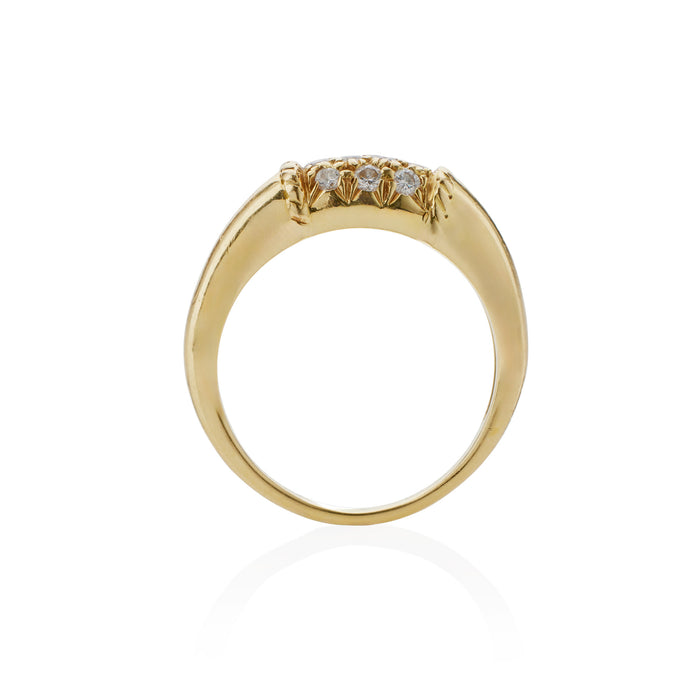 Macklowe Gallery Van Cleef & Arpels 18K Gold and Diamond "Philippine" Ring