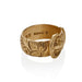 Macklowe Gallery Antique English 18K Gold Buckle Ring