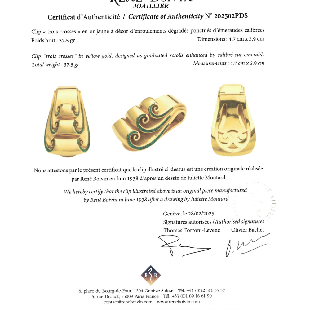 
                      
                        Macklowe Gallery Juliette Moutard for René Boivin Art Moderne Suite
                      
                    