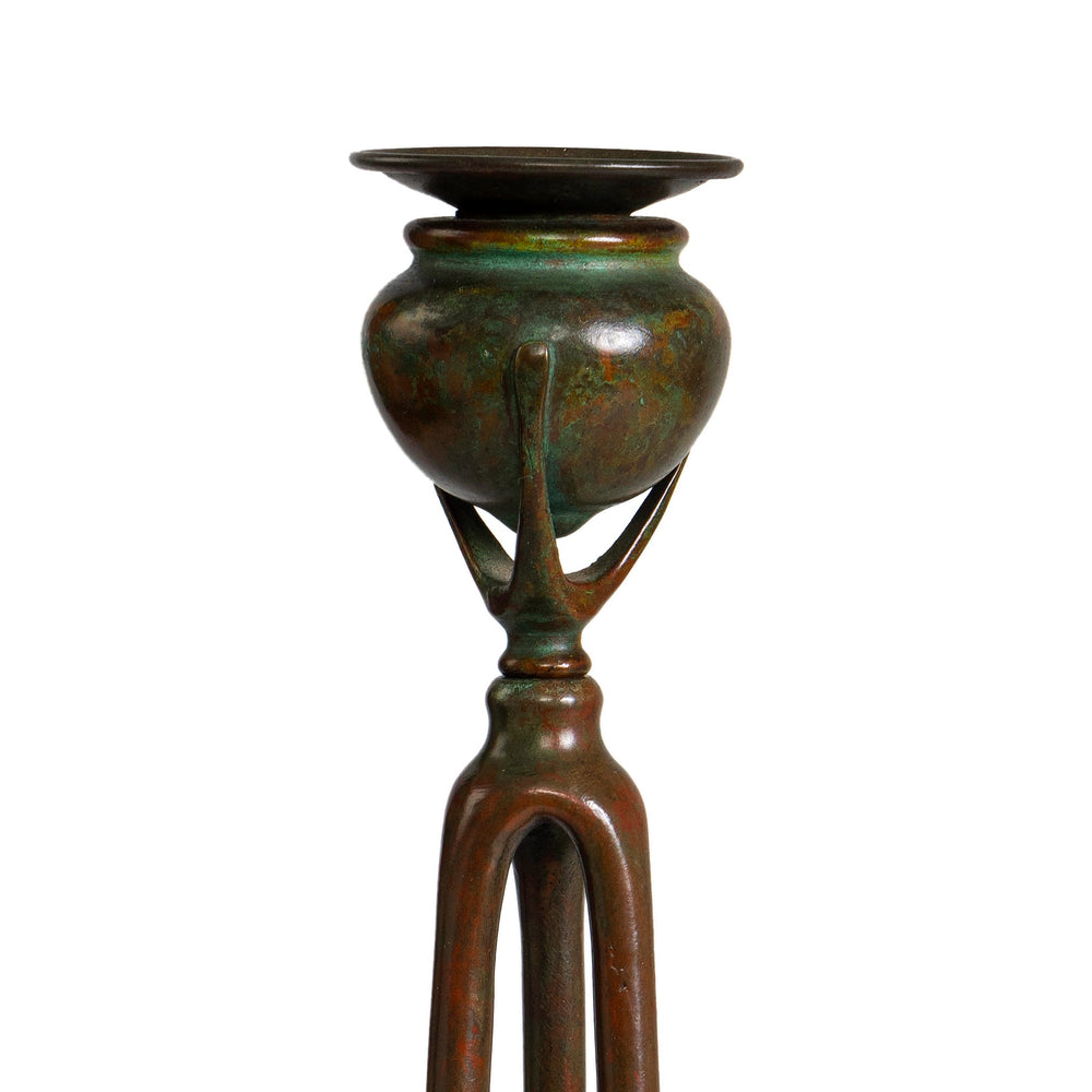 
                      
                        Macklowe Gallery Tiffany Studios New York "Tripod" Candlestick with Snuffer
                      
                    