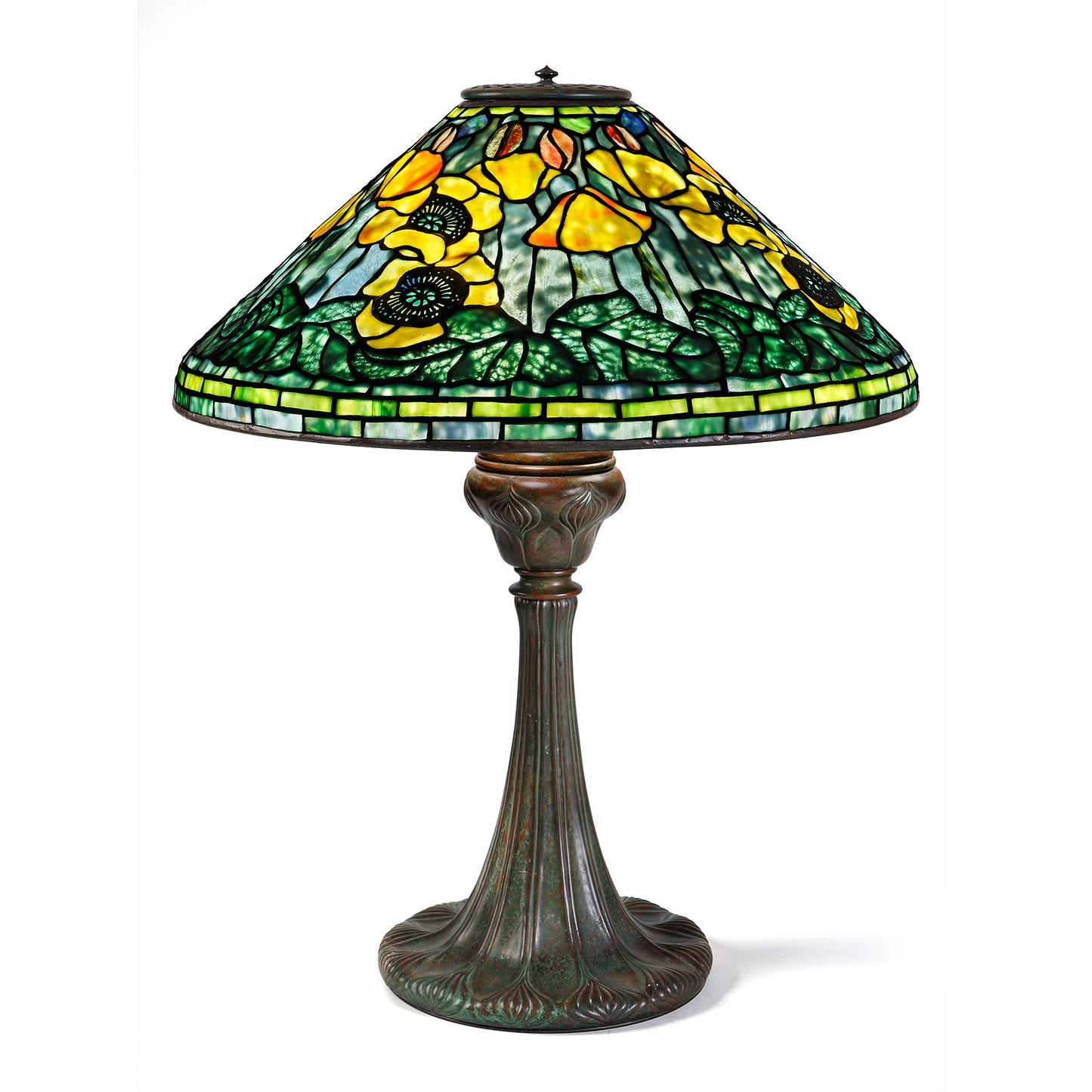 Macklowe Gallery Tiffany Studios New York "Poppy" Table Lamp