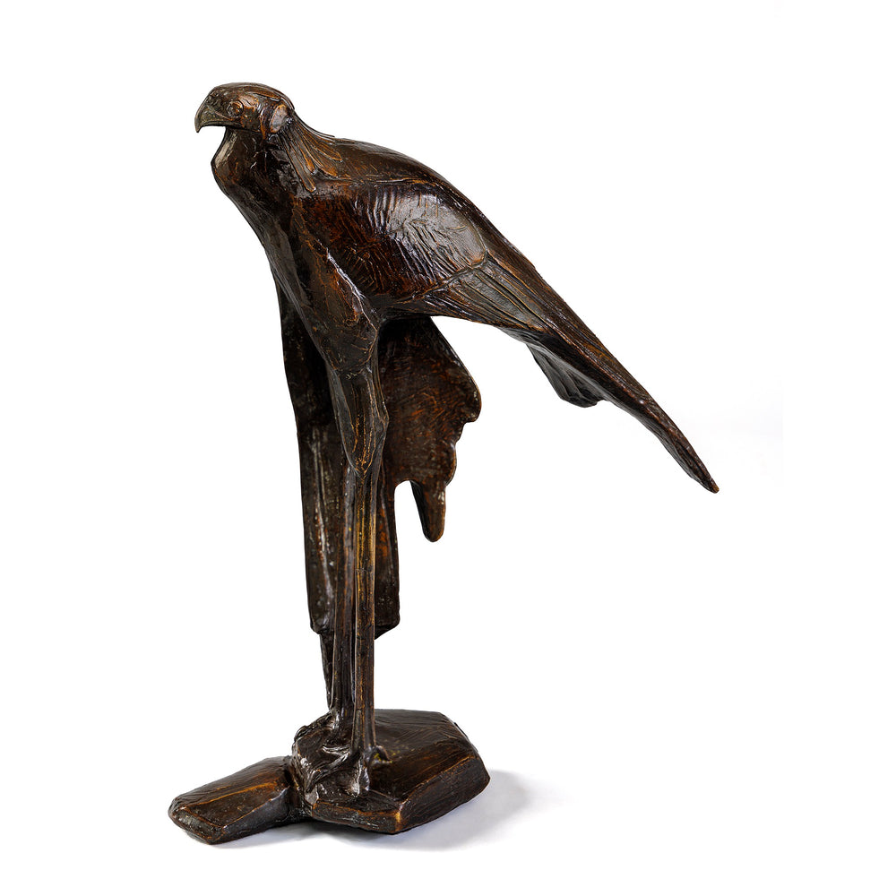 
                      
                        Macklowe Gallery Rembrandt Bugatti "Male Secretary Bird, One Wing Spread (Serpentaire mâle, une aile deployée)" Bronze Sculpture
                      
                    