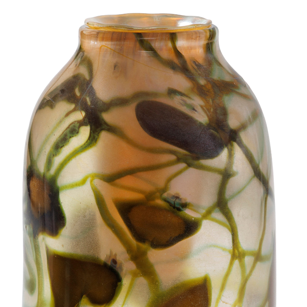 
                      
                        Macklowe Gallery Tiffany Studios New York "Honeyvine" Paperweight Vase with Insert
                      
                    