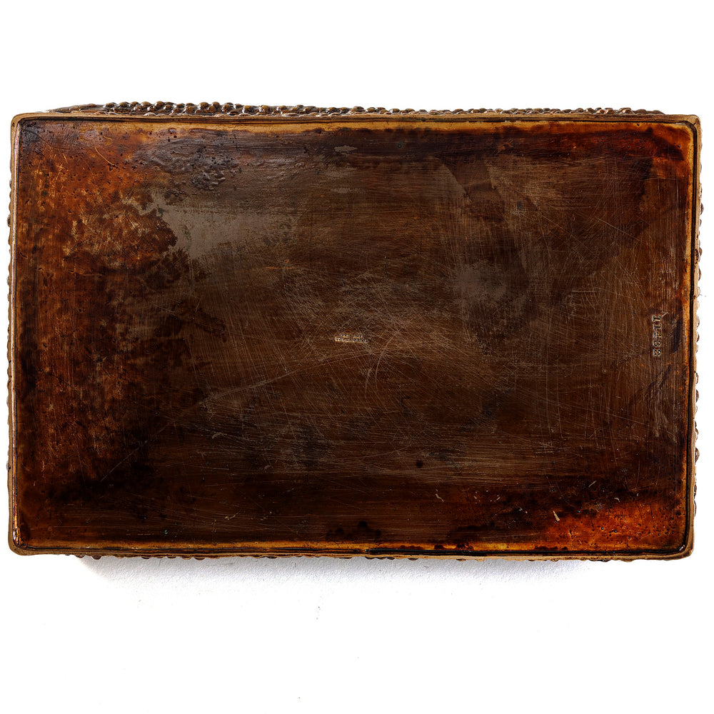 
                      
                        Macklowe Gallery Tiffany Studios New York Lacquered Bronze "Volcano" Humidor
                      
                    