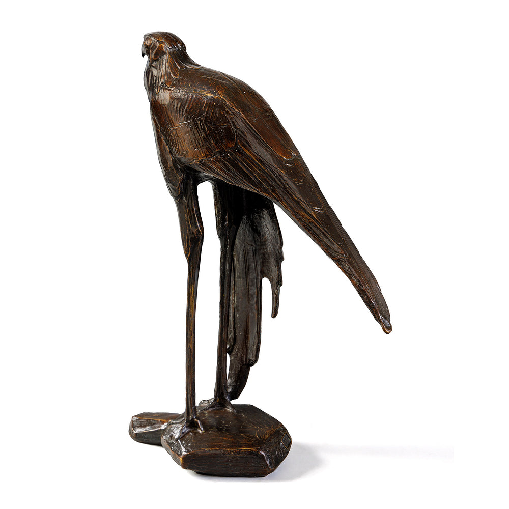 
                      
                        Macklowe Gallery Rembrandt Bugatti "Male Secretary Bird, One Wing Spread (Serpentaire mâle, une aile deployée)" Bronze Sculpture
                      
                    