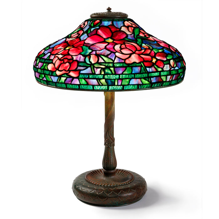 Macklowe Gallery Tiffany Studios New York "Peony" Table Lamp