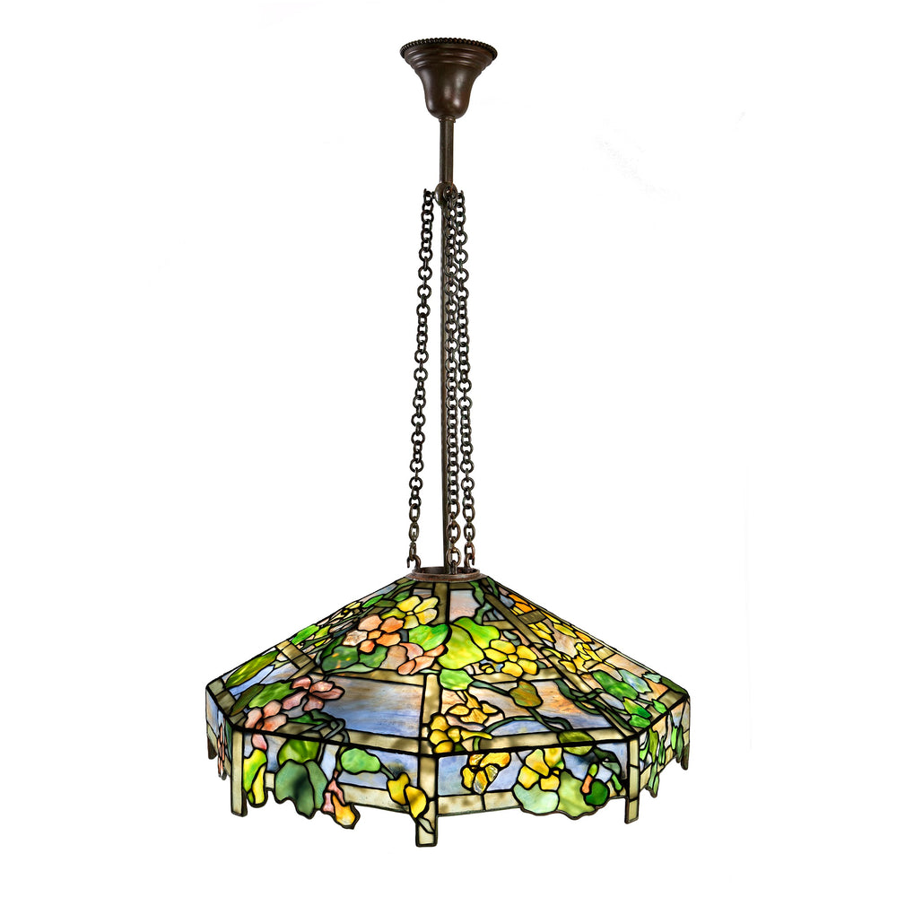 
                      
                        Macklowe Gallery Tiffany Studios New York "Nasturtium" Chandelier
                      
                    