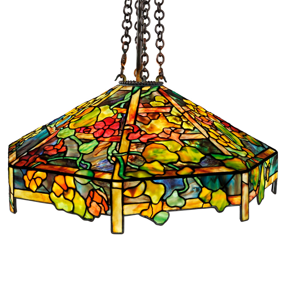 Macklowe Gallery Tiffany Studios New York "Nasturtium" Chandelier