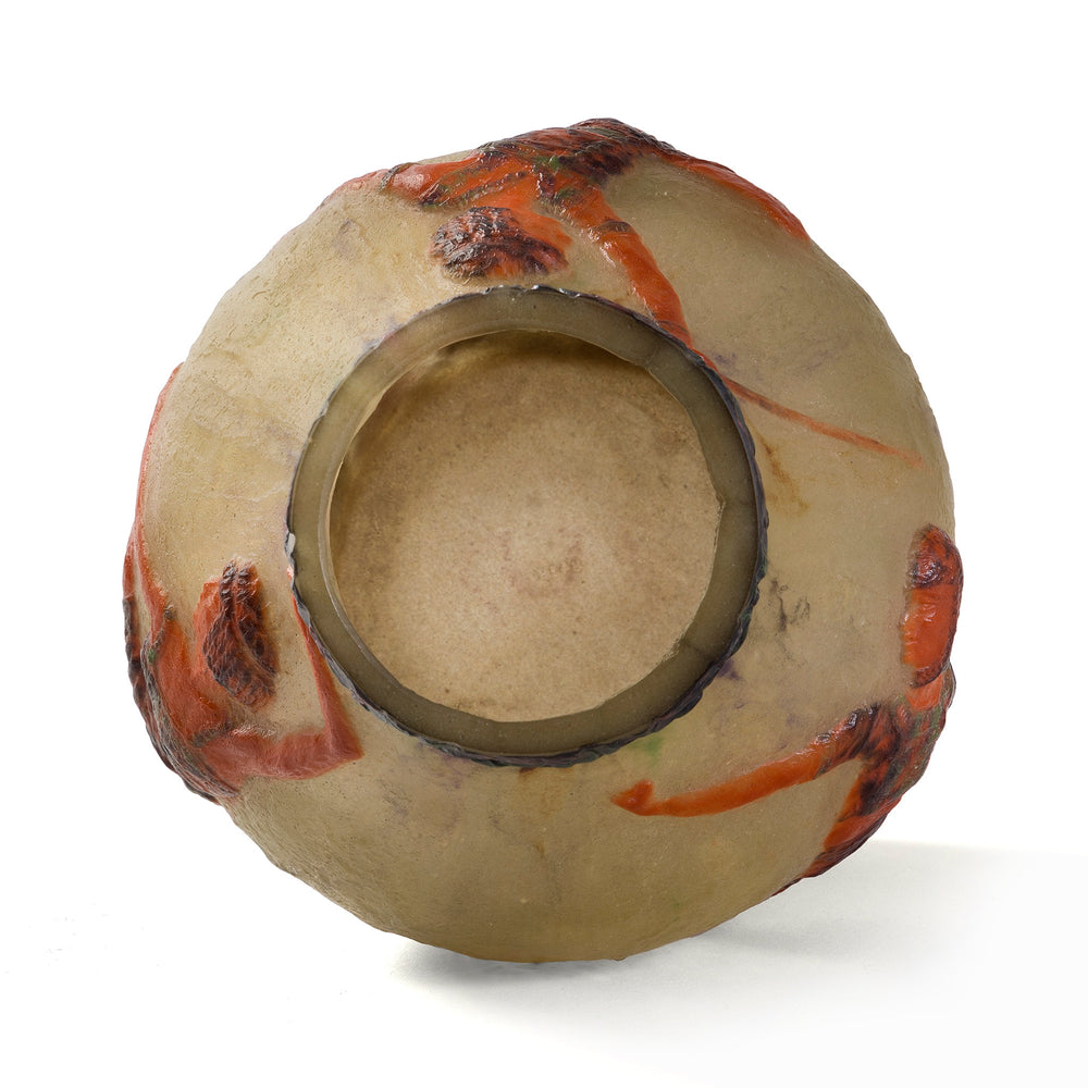 
                      
                        Macklowe Gallery Gabriel Argy-Rousseau "La Danse'" Pâte-de-Verre Vase
                      
                    