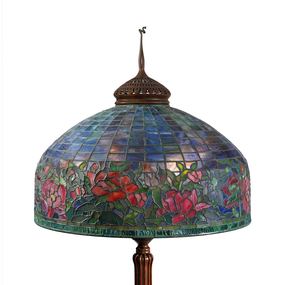 
                      
                        Macklowe Gallery Tiffany Studios New York "Peony" Border Floor Lamp 
                      
                    