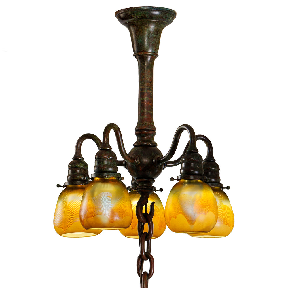 
                      
                        Macklowe Gallery Tiffany Studios New York "Rose Bush" Chandelier
                      
                    