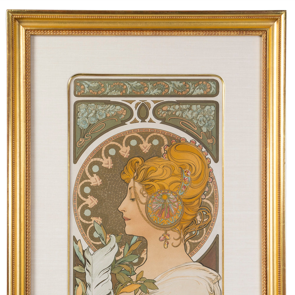 
                      
                        Macklowe Gallery Alphonse Mucha "La Plume et La Primevere" Lithograph
                      
                    