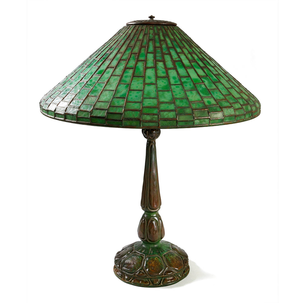 
                      
                        Macklowe Gallery Tiffany Studios New York "Plain Squares" Table Lamp
                      
                    