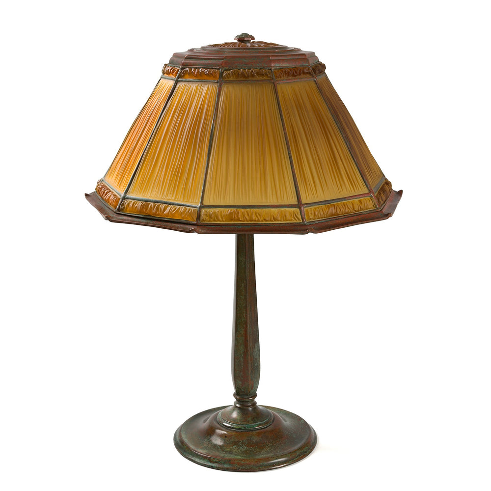 Macklowe Gallery Tiffany Studios New York "Linenfold" Table Lamp
