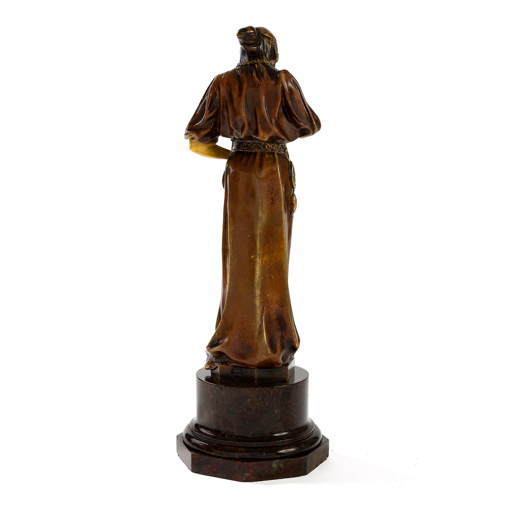 
                      
                        Macklowe Gallery Marius Mars-Vallet "Sarah Bernhardt as Princess Lointaine" Bronze Sculpture
                      
                    