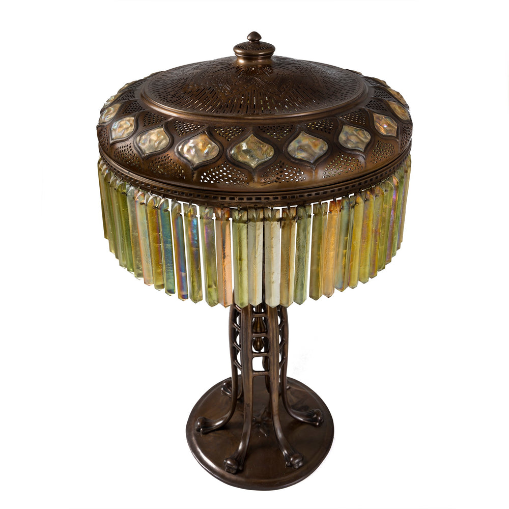 
                      
                        Macklowe Gallery Tiffany Studios New York "Jeweled Prism" Table Lamp
                      
                    