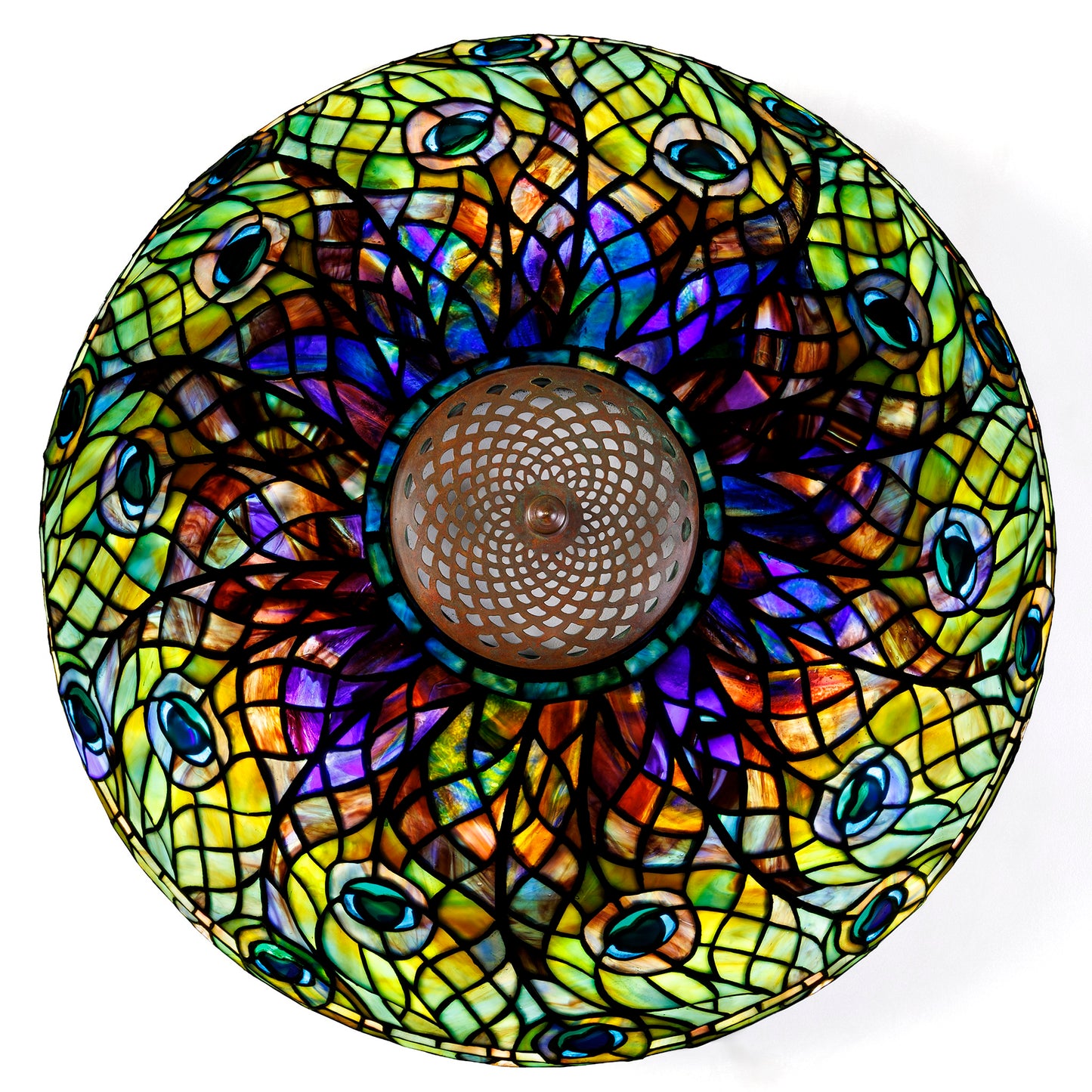 Macklowe Gallery Tiffany Studios New York "Peacock" Table Lamp