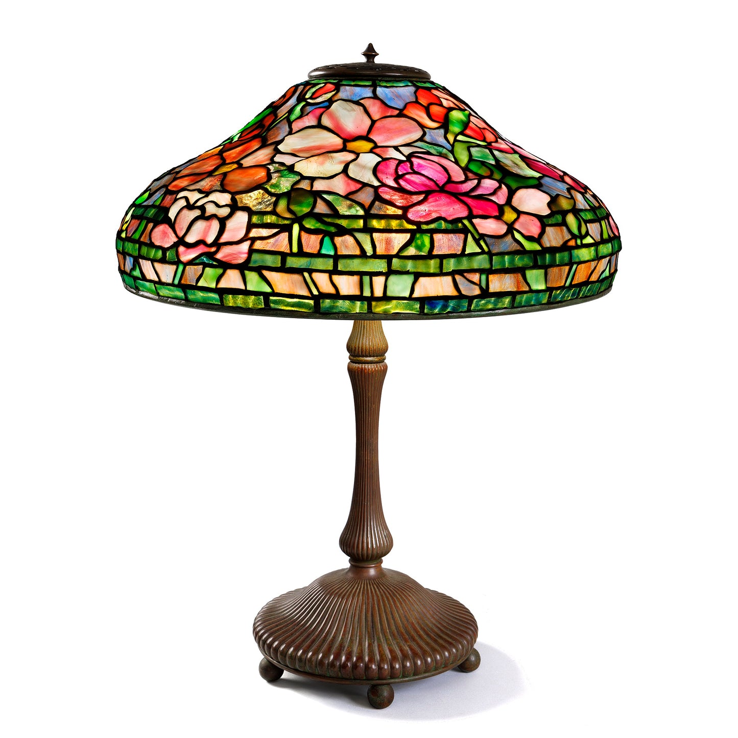 Macklowe Gallery Tiffany Studios New York "Peony" Table Lamp