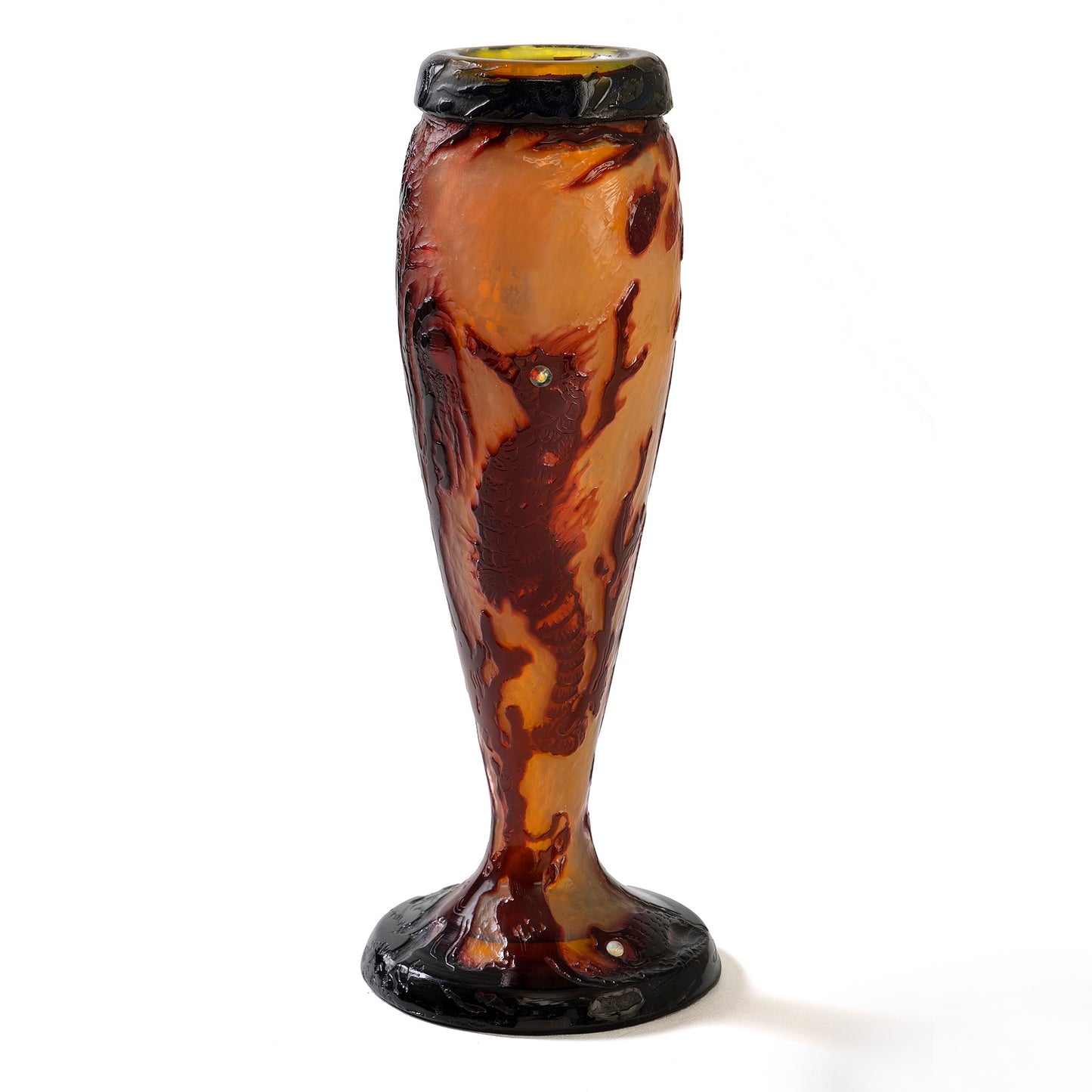 Macklowe Gallery Émile Gallé "L'Hippocampe" Vase