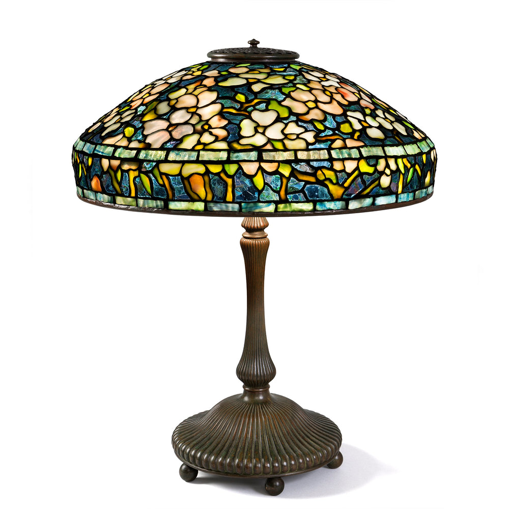 
                      
                        Macklowe Gallery Tiffany Studios New York "Dogwood" Table Lamp 
                      
                    