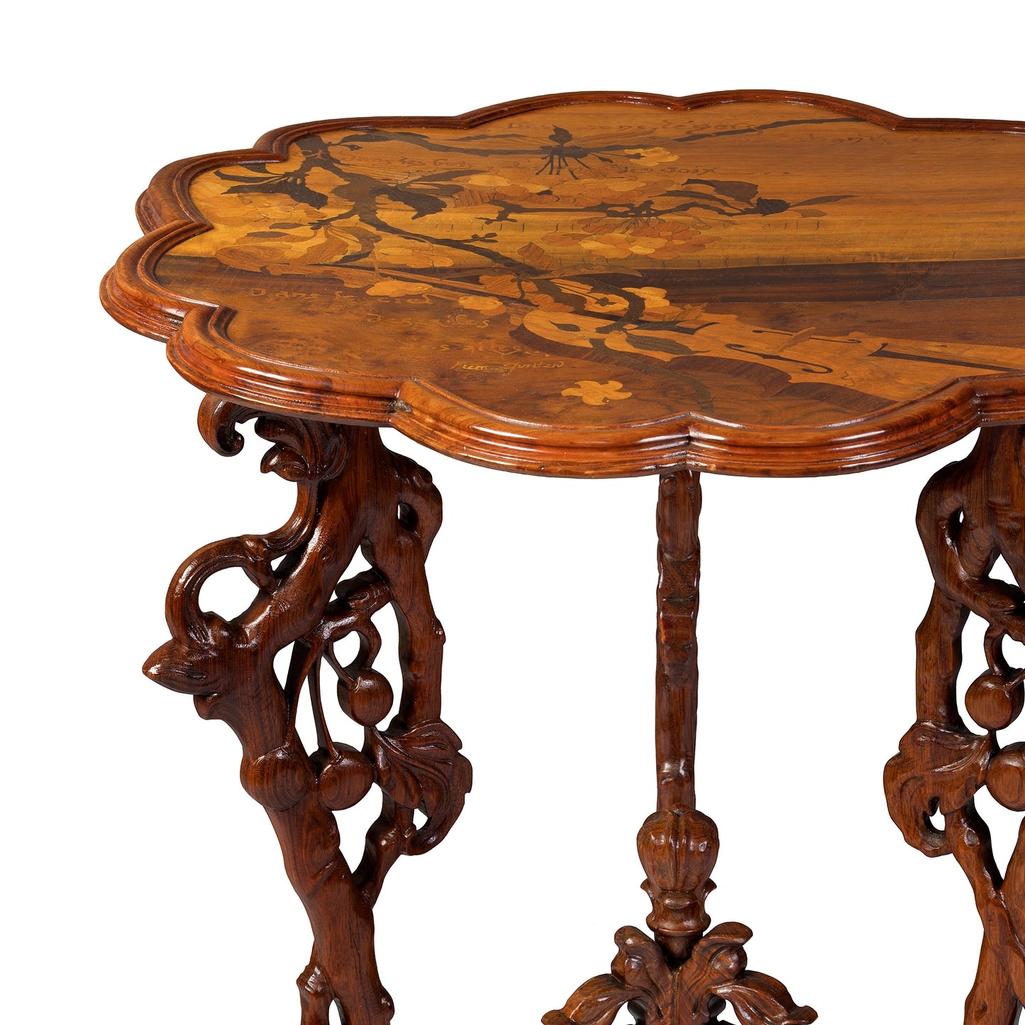 Macklowe Gallery Emile Gallé "Cherry Blossom" Table