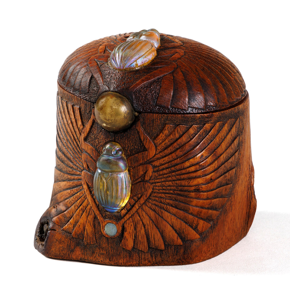 Macklowe Gallery Tiffany Studios New York "Scarab" Humidor Box 