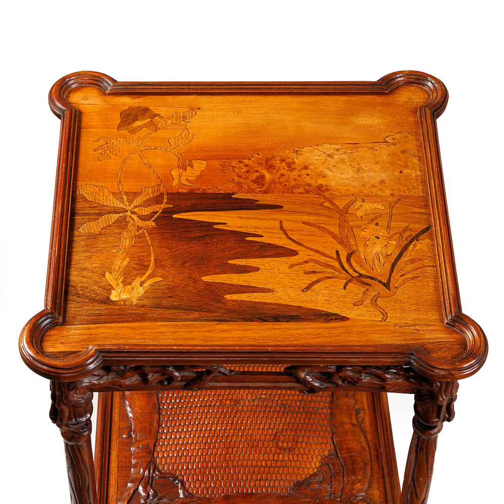 
                      
                        Macklowe Gallery Émile Gallé "Hiver" Two-tiered Table
                      
                    