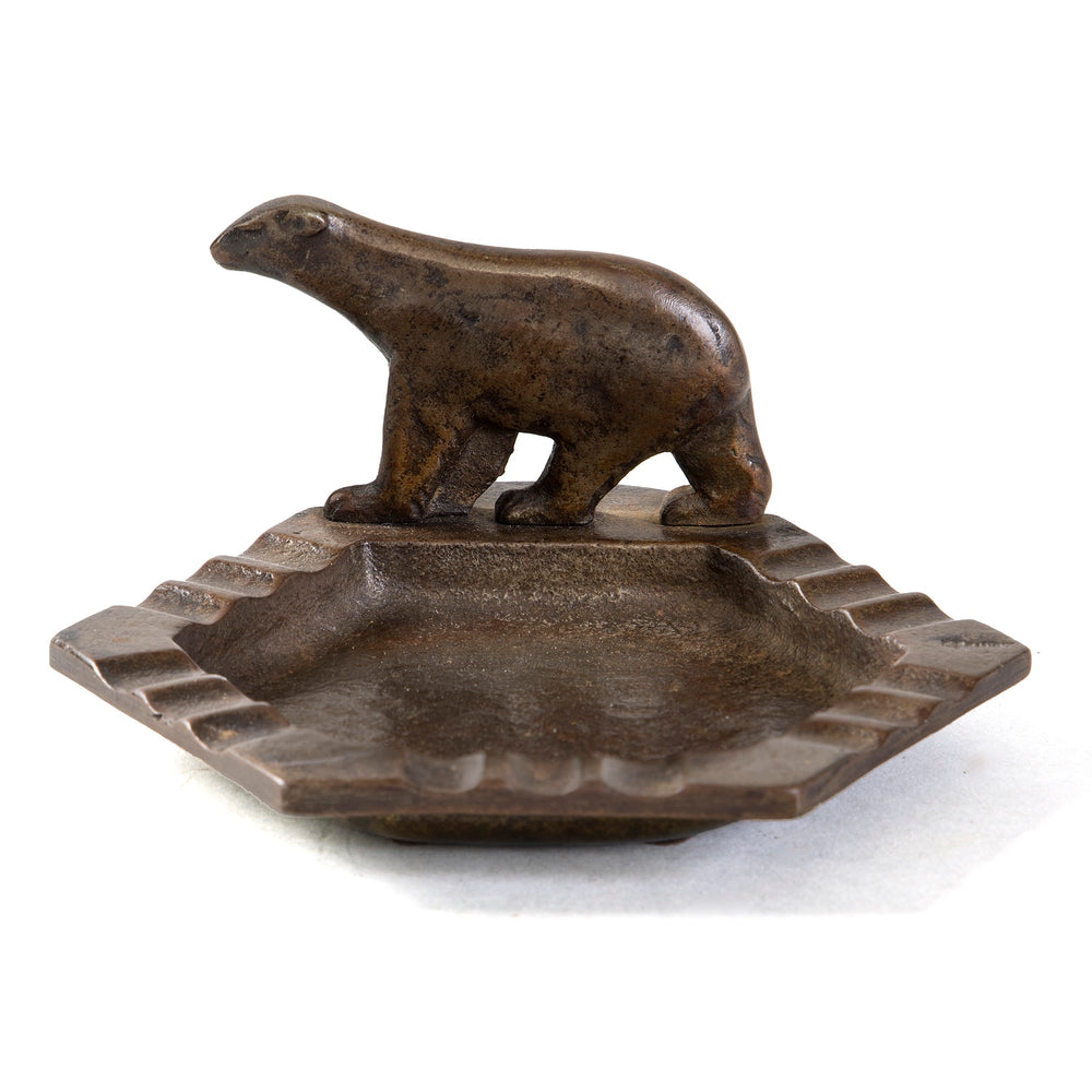 Macklowe Gallery Edgar Brandt "Polar Bear" Ashtray