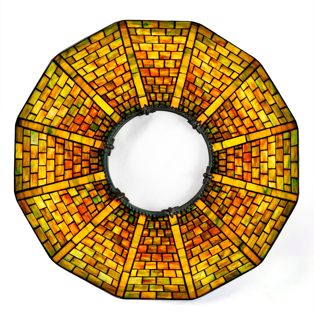 
                      
                        Macklowe Gallery Tiffany Studios New York "Geometric" Chandelier
                      
                    