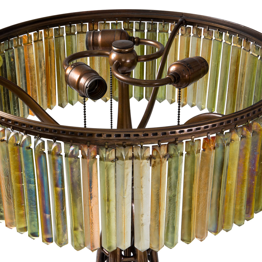 
                      
                        Macklowe Gallery Tiffany Studios New York "Jeweled Prism" Table Lamp
                      
                    