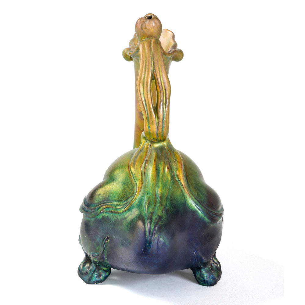 
                      
                        Macklowe Gallery Zsolnay "Goose and Tulip" Glazed Ceramic Ewer
                      
                    