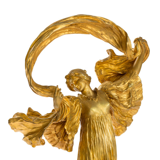 Macklowe Gallery Agathon Léonard Bronze Sculpture, series Jeu de l’echarpe