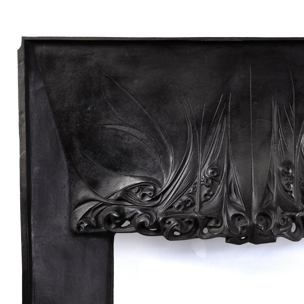 
                      
                        Macklowe Gallery Hector Guimard Patinated Cast Iron and Copper Fireplace Surround
                      
                    