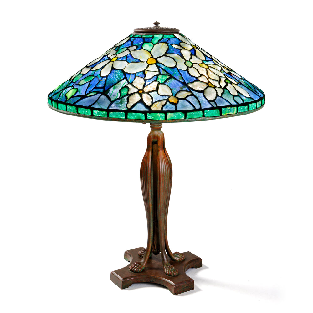 
                      
                        Macklowe Gallery Tiffany Studios New York "Clematis" Table Lamp
                      
                    