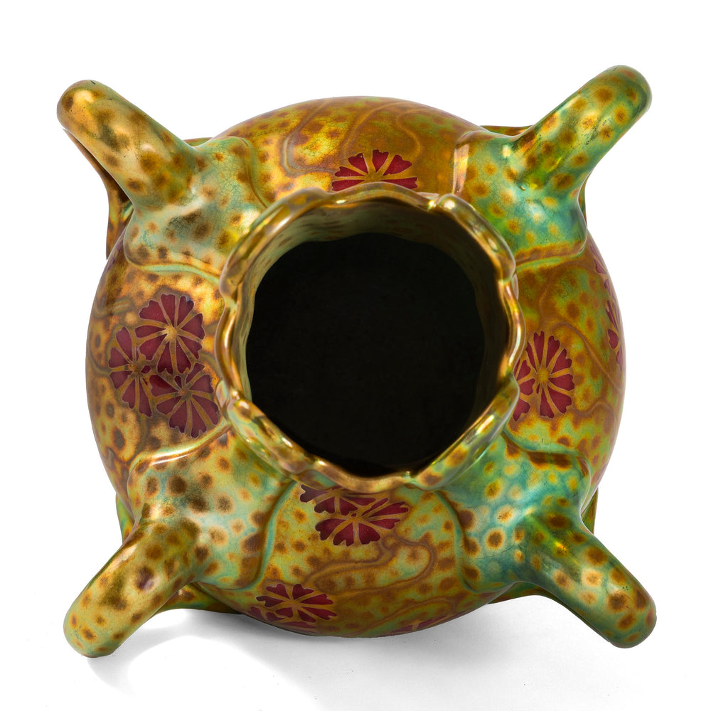 
                      
                        Macklowe Gallery Zsolnay "Japanese Cosmos" Glazed Ceramic Vase
                      
                    