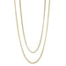 Macklowe Gallery Gold Triple Trace Link Long Chain Necklace