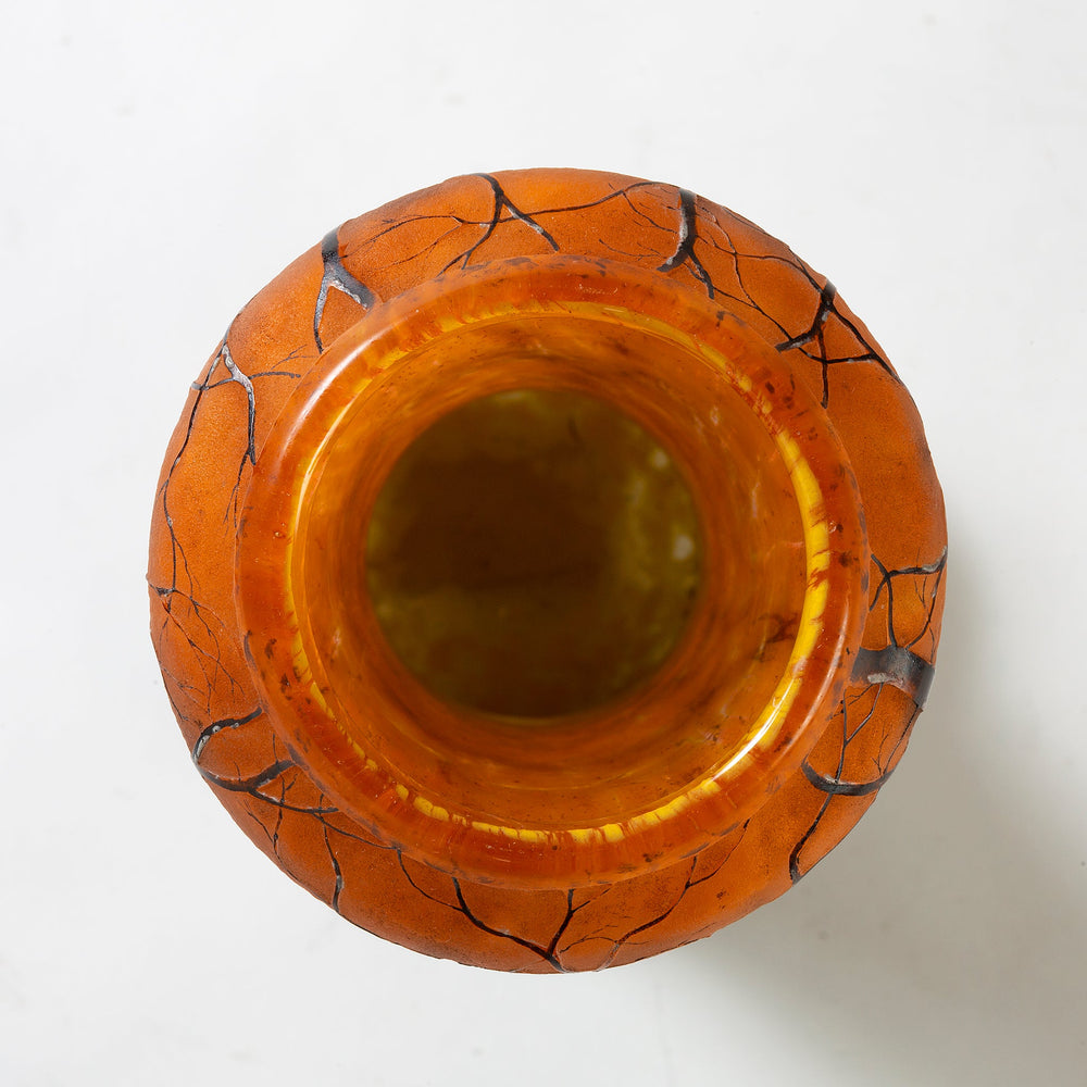 
                      
                        Macklowe Gallery Daum Nancy "Winter Scene" Vase
                      
                    