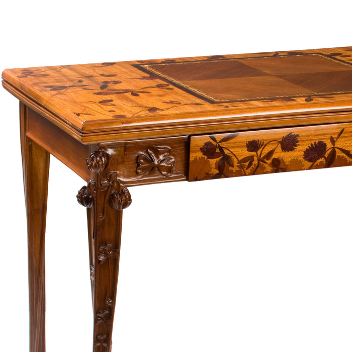 Louis Majorelle Inlaid Marquetry Games Table