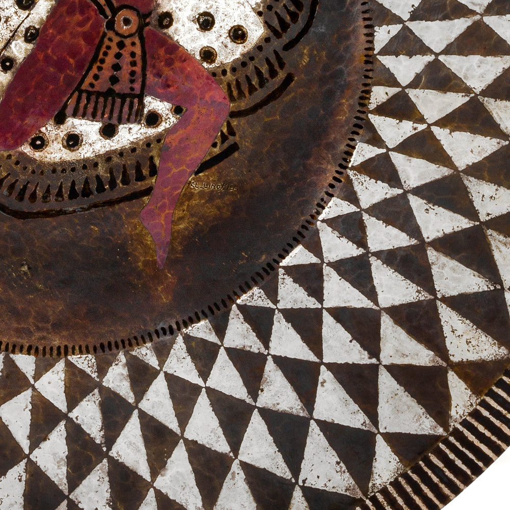 
                      
                        Macklowe Gallery Claudius Linossier Dinanderie "Maenad" Charger
                      
                    