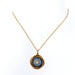 Macklowe Gallery Turquoise Enamel, Diamond and Pearl Pendant Necklace and Bracelet