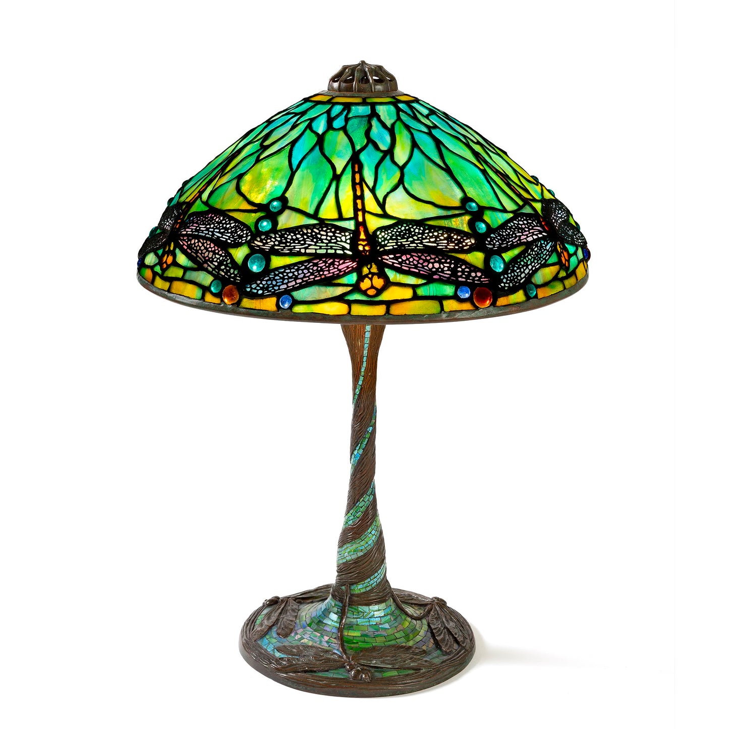 Macklowe Gallery Tiffany Studios New York Miniature "Dragonfly" Table Lamp